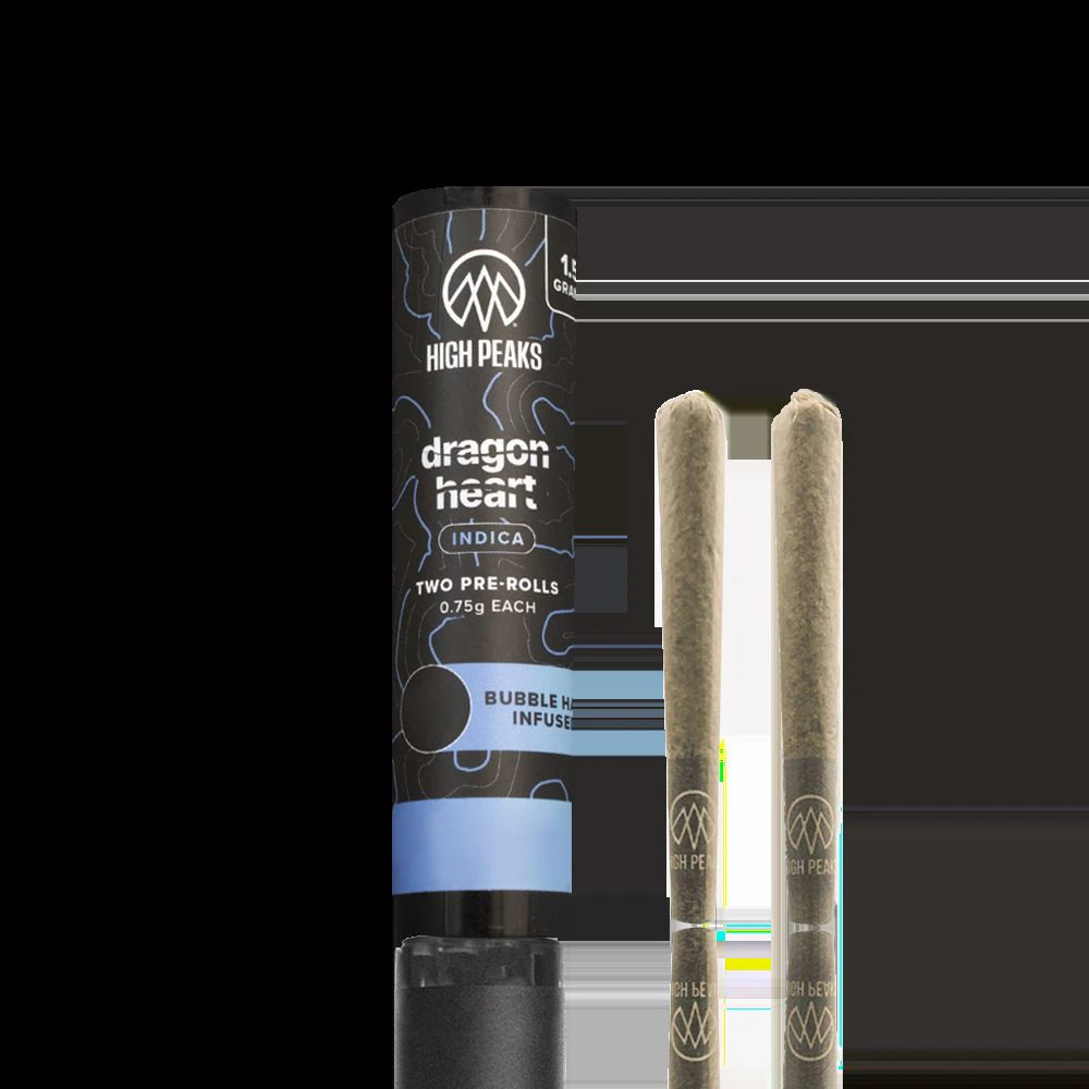 High Peaks - High Peaks - Dragon Heart - 2pk Infused Prerolls Main Image