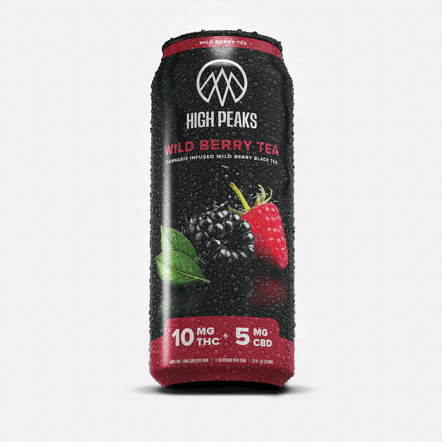 High Peaks - High Peaks - Wild Berry Tea 2:1 (10mg THC: 5mg CBD) - 12oz Beverage Main Image