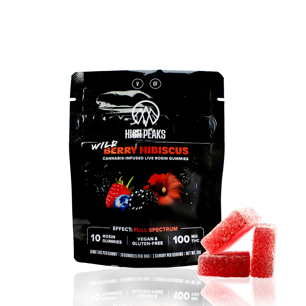 High Peaks - High Peaks | Gummy | Wild Berry Hibiscus | 100mg 10pk Main Image