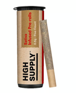 HIGH SUPPLY - Humboldt Fog 5pk Infused Pre-Rolls - 2.5g