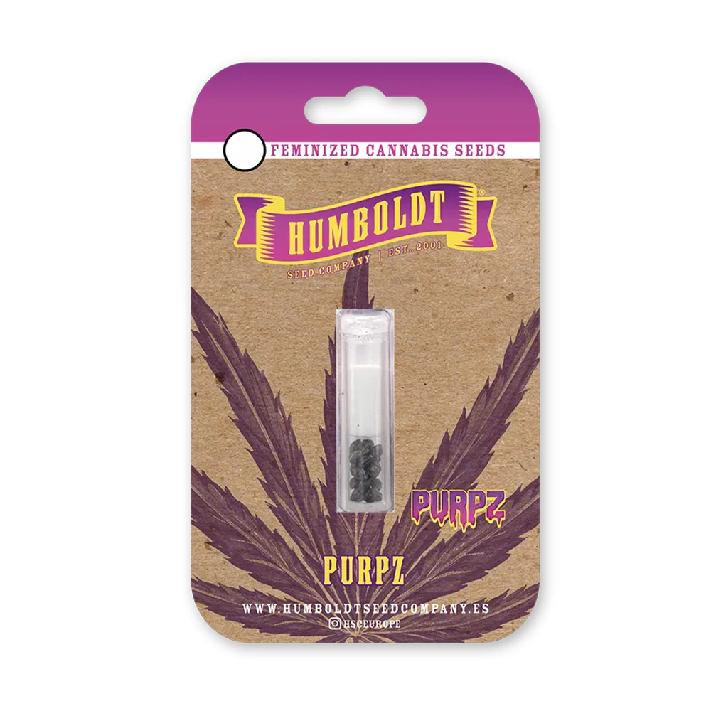 Humboldt Seed Company - HSC -3 Pack Feminized Cannabis Seeds (Purpz-Indica Hybrid) Main Image