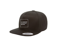 Cannabicity Apparel | Slogan Snapback | Black W/ Green Underbill