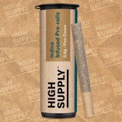 High Supply | 5pk (.5g) Prerolls | LA Kush Cake | 2.5g