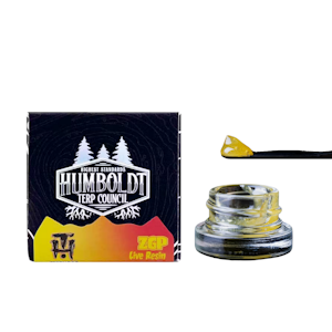 HUMBOLDT TERP COUNCIL - HUMBOLDT TERP COUNCIL | ZGP LIVE RESIN | EXTRACT | 1G