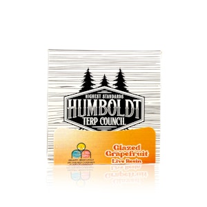 HUMBOLDT TERP COUNCIL - HUMBOLDT TERP COUNCIL - Concentrate - Glazed Grapefruit - Live Resin - 1G