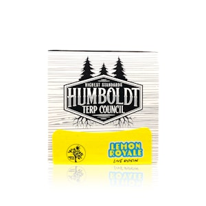 HUMBOLDT TERP COUNCIL - HUMBOLDT TERP COUNCIL - Concentrate - Lemon Royale - Live Rosin - 1G