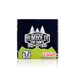 HUMBOLDT TERP COUNCIL - Concentrate - Z BOOF - Live Rosin - 1G
