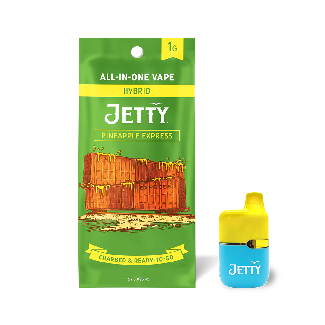 Jetty Extracts - Pineapple Express - 1g High THC Mini Tank AIO Main Image
