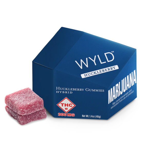 WYLD - WYLD - HUCKLEBERRY HIGH DOSE HYBRID 300MG GUMMIES Main Image