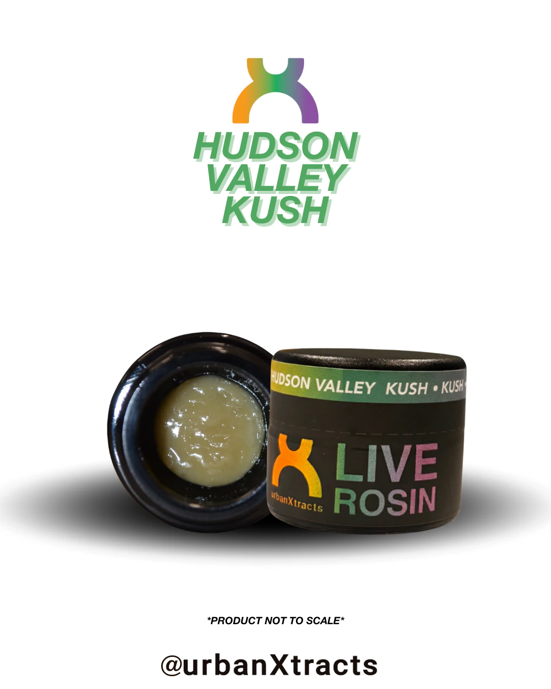 urbanXtracts - urbanXtracts | Hudson Valley Kush | Live Rosin | 1g Main Image