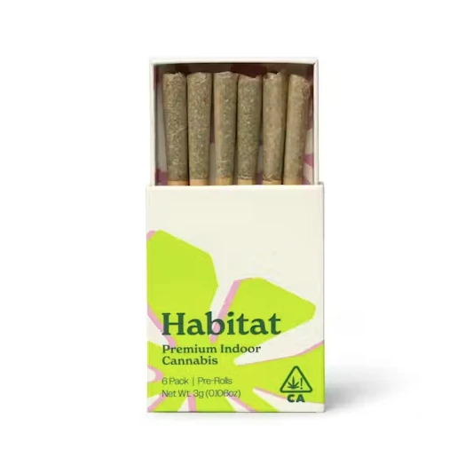 Habitat - Habitat Mini 6pk Prerolls 3g Paloma Main Image