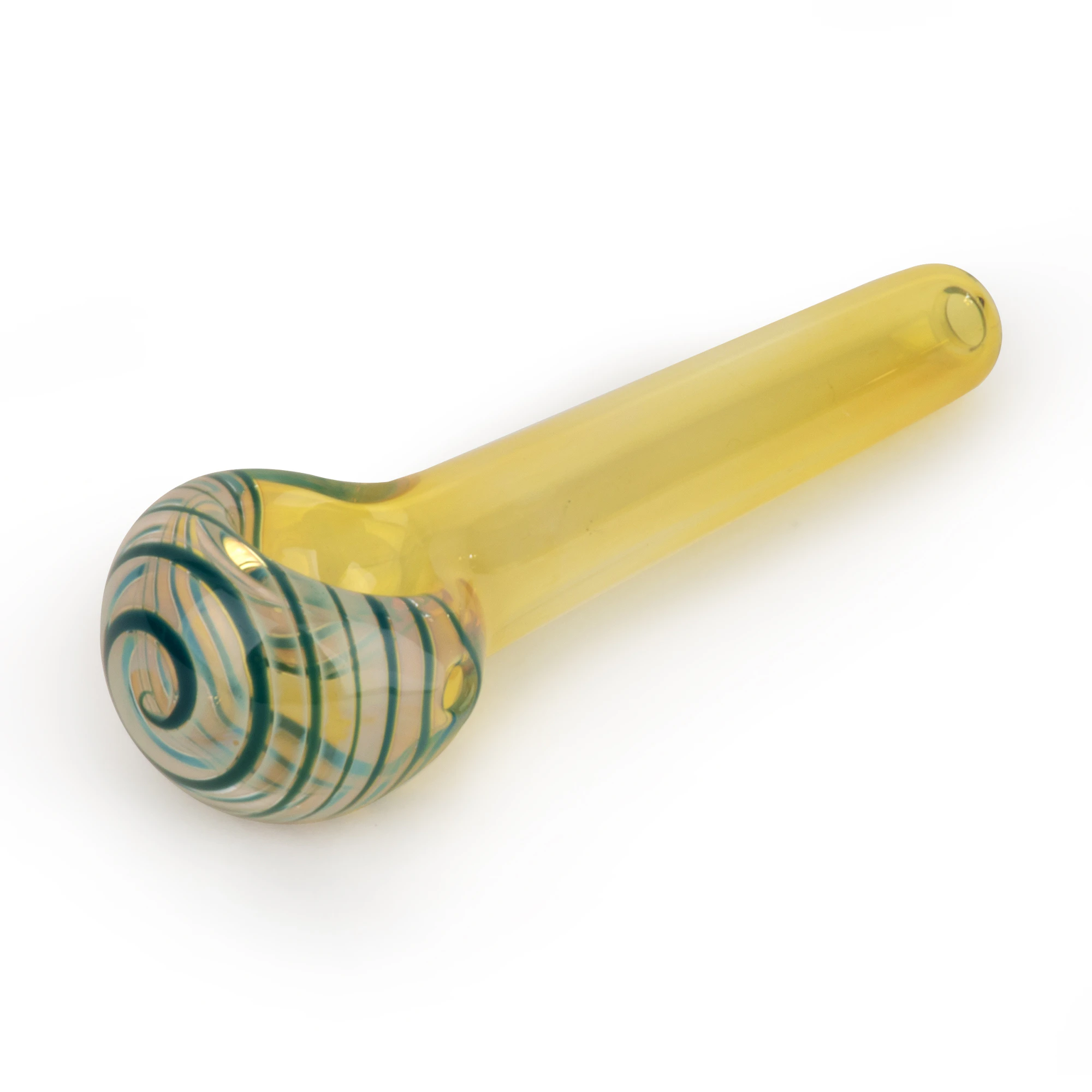 RED EYE TEK GLASS - 3.25" TEAL ECONO PIPE - RED EYE GLASS Main Image