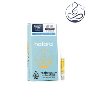 HALARA - Gravity Gush Solventless Rosin Cartridge
