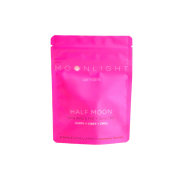 MOONLIGHT - Moonlight | 10-count Half Moon THC/CBD Gummies | Pineapple Main Image