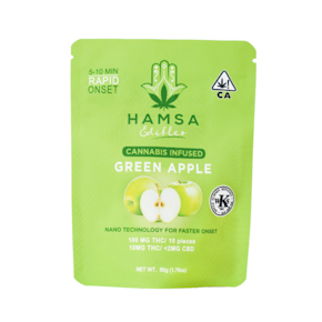 HAMSA | Green Apple Gummies | 10pk/100mg