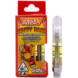 Happy Daze - Aloha Punch 1g Distillate Cart - Happy Daze