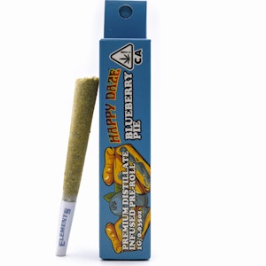 Happy Daze - Blueberry Pie 1g Infused Pre-Roll - Happy Daze