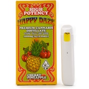 Cherry Pineapple 1g Distillate All In One Cart - Happy Daze