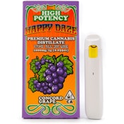 Concord Grape 1g Distillate All In One Cart - Happy Daze
