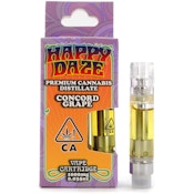 Concord Grape 1g Distillate Cart - Happy Daze