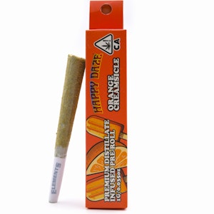 HAPPY DAZE - Orange Creamsicle 1g Distillate Infused Pre-Roll - Happy Daze