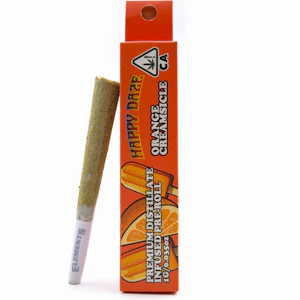 Happy Daze - Orange Creamsicle 1g Distillate Infused Pre-Roll - Happy Daze