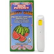 Watermelon 1g Distillate All In One Cart - Happy Daze