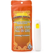 Cotton Candy 1g Distillate All In One Cart - Happy Daze