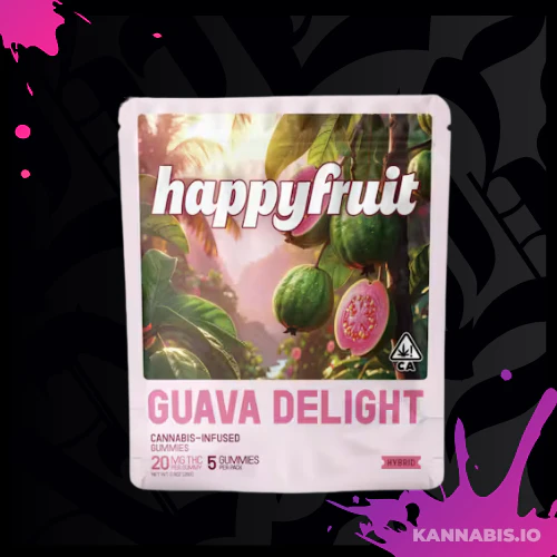 Happy Fruit - Happy Fruit - Guava Delight Distillate Gummies | 100mg Main Image