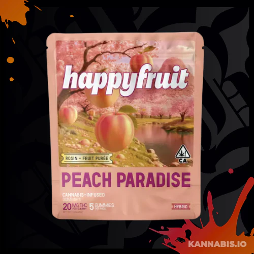 Happy Fruit - Happy Fruit - Peach Paradise Rosin Gummies |100mg Main Image