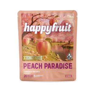 Happy Fruit - Happy Fruit - Peach Paradise Rosin Gummies 5ct 100mg