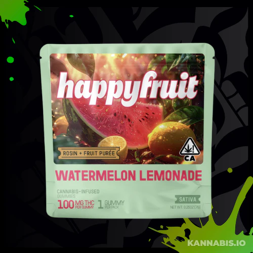 Happy Fruit - Happy Fruit - Watermelon Lemonade Rosin Gummies |100mg Main Image