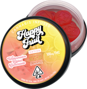 Happy Fruit | Watermelon Lifted Lemonade Sativa Solventless Rosin | Gummies - 100mg THC 10pk (10mg/gummy)