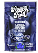 Happy Fruit - Huckleberry Dream Gummies - Indica - 2:1 THC:CBN - 100/50mg