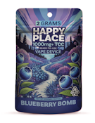 Happy Place - Blueberry Bomb - AIO Vape - Indica - 2g