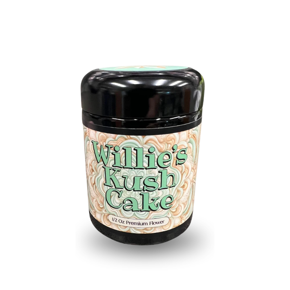 Harbor Farmz - Willie's Kush Cake 14g Prepackaged Flower Jar - HARBOR FARMZ Main Image