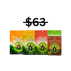 Emerald Sky - Hard Candy Bundle | 3x 10pk Infused Hard Candy + 1x 3pk Milk Chocolate Peanut Butter Cups