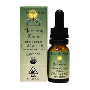 Emerald Spirit - Harmony Rose | 30ml CBD:THC 130:183mg Tincture | Emerald Spirit