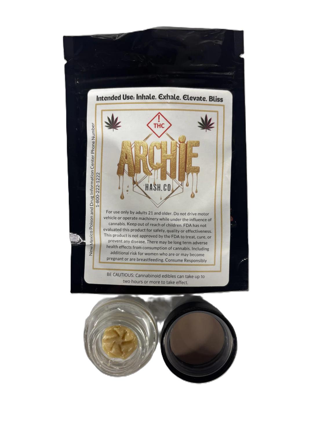 Gold Fish Farms - Archie | Hash Melt (1G) | Rosin | Papa Burger | Indica Main Image