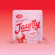 Jaunty - Strawberry Fields - 100 Hash Infused Gummies