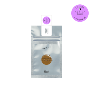 HUDSON CANNABIS - HUDSON Cannabis | Garlic Bud | INDICA DOMINANT | HASH Coin| 0.5G