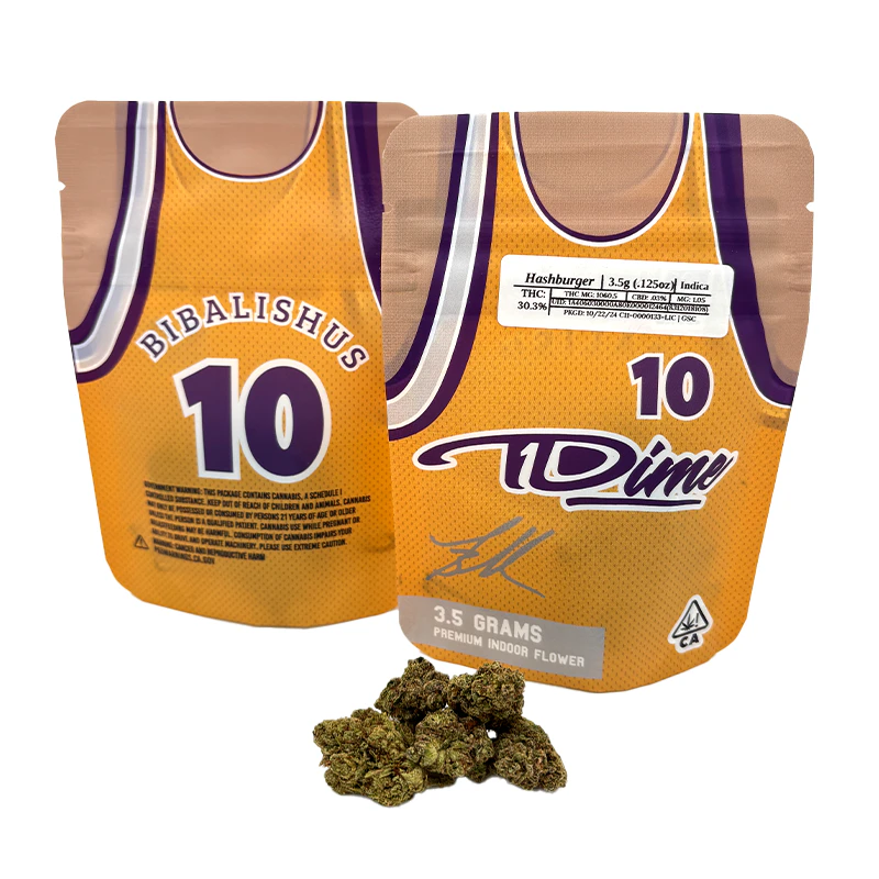 Team Dime - Team Dime - Hashburger Premier Greenhouse Flower 3.5g Main Image