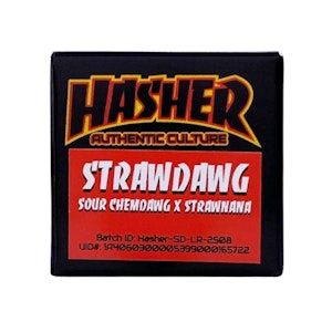 HASHER - STRAWDAWG - COLD CURE HASH ROSIN 1G - HASHER