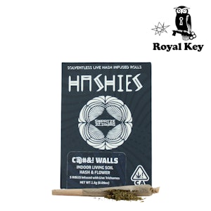 ROYAL KEY - C@#&! Walls Hash Infused Pre-Rolls