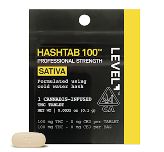 LEVEL - Level Hashtab - 100mg 1pk - Sativa Tablet