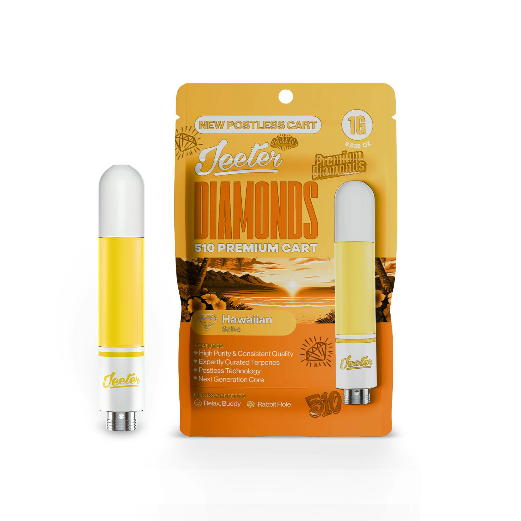 Jeeter - Jeeter Hawaiian Liquid Diamonds Cartridge 1.0g Main Image