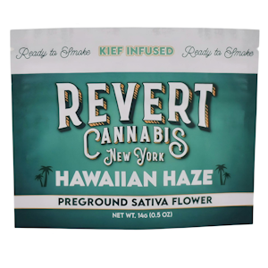 REVERT - Hawaiian Haze - Kief Infused Preground Flower - 14g
