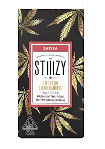 STIIIZY - Stiiizy .5g Hawaiian Snow Live Resin Pod PD