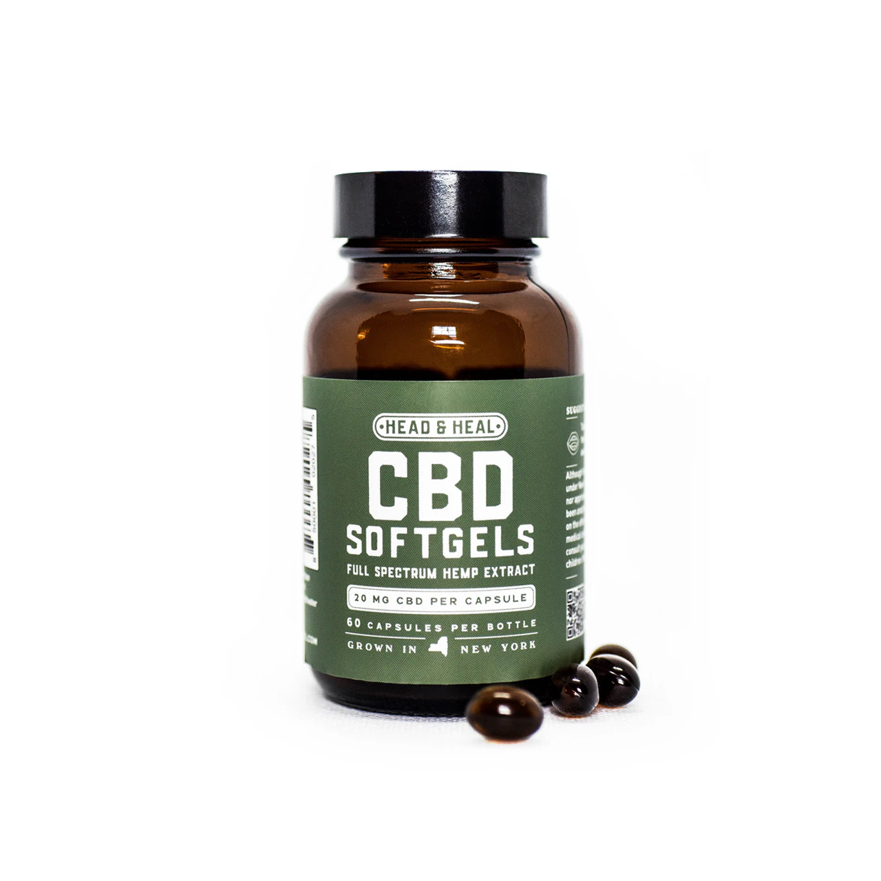 Head & Heal - Head & Heal - Full Spectrum CBD Softgels - 1200mg Main Image