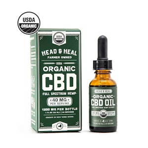 HEAD & HEAL - Head & Heal - Organic CBD Oil - 1200mg